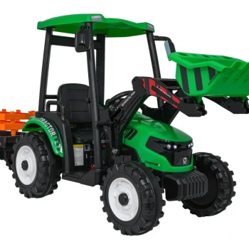 Mega D68 Traktor S Prikolicom Zeleni 4