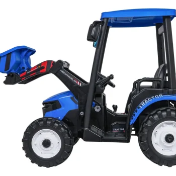 Mega Traktor D68 S Prikolicom Plavi 11