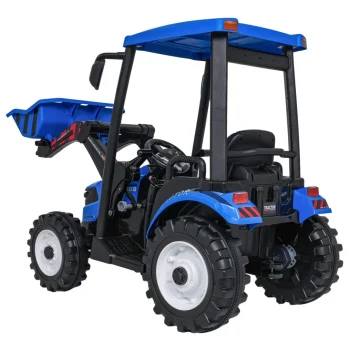 Mega Traktor D68 S Prikolicom Plavi 15