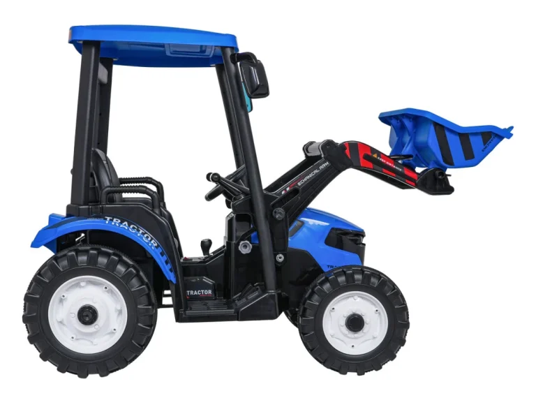 Mega Traktor D68 S Prikolicom Plavi 18