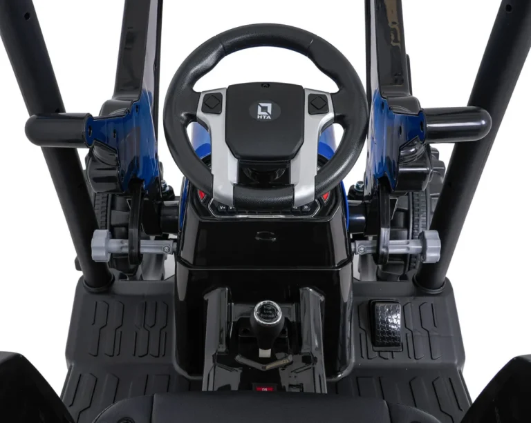 Mega Traktor D68 S Prikolicom Plavi 19