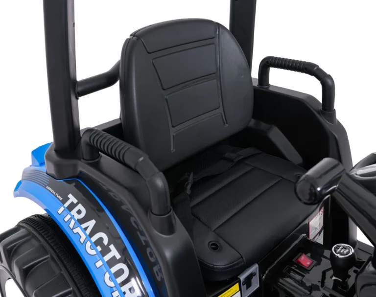 Mega Traktor D68 S Prikolicom Plavi 26