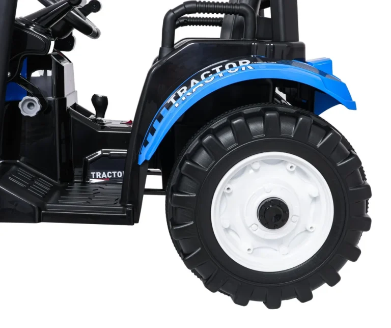 Mega Traktor D68 S Prikolicom Plavi 31