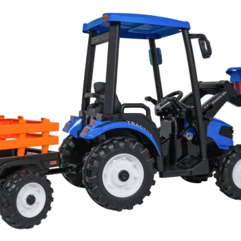 Mega Traktor D68 S Prikolicom Plavi 5