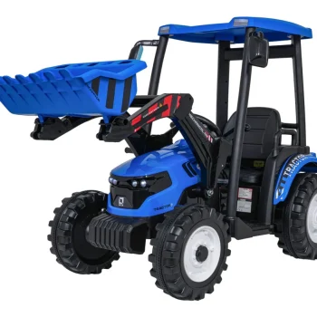 Mega Traktor D68 S Prikolicom Plavi 9