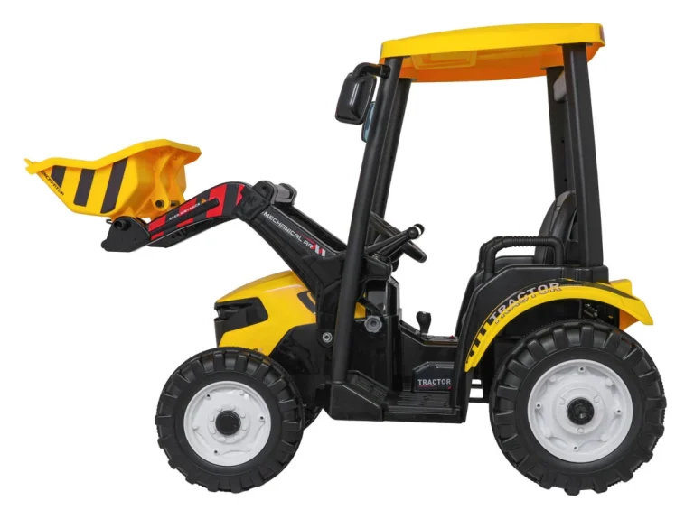 Mega Traktor D68 S Prikolicom žuti 10