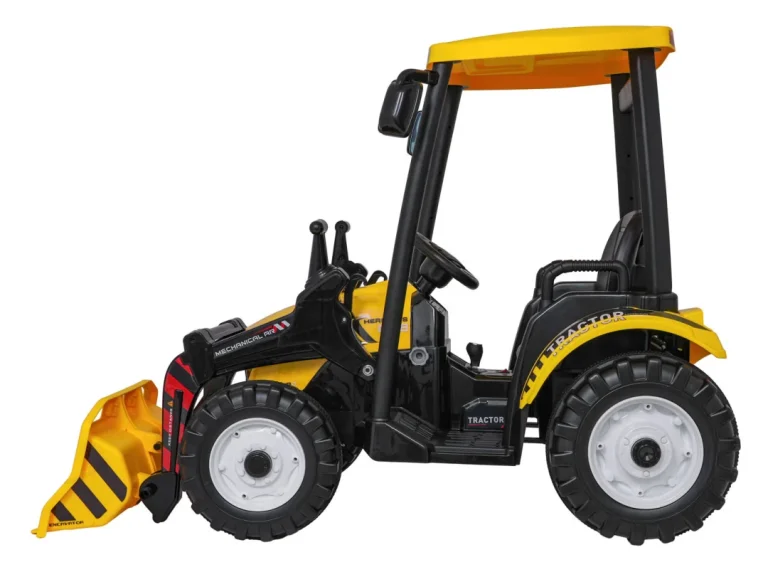 Mega Traktor D68 S Prikolicom žuti 11