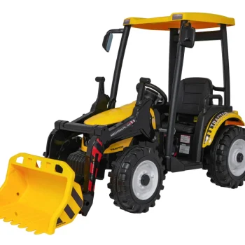 Mega Traktor D68 S Prikolicom žuti 12