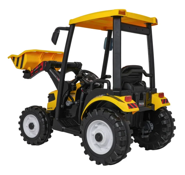 Mega Traktor D68 S Prikolicom žuti 14