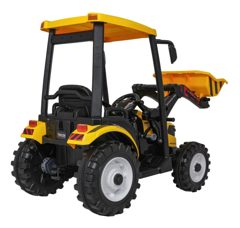 Mega Traktor D68 S Prikolicom žuti 16