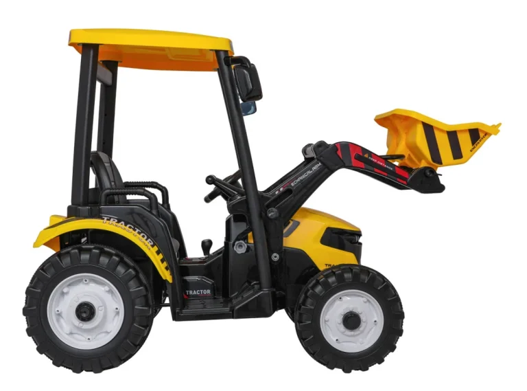 Mega Traktor D68 S Prikolicom žuti 17