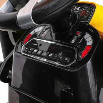 Mega Traktor D68 S Prikolicom žuti 19