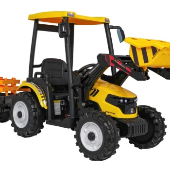 Mega Traktor D68 S Prikolicom žuti 4