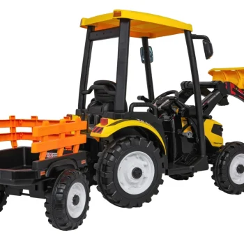 Mega Traktor D68 S Prikolicom žuti 5