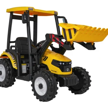 Mega Traktor D68 S Prikolicom žuti 8