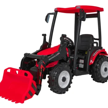 Mega Električni Traktor D68 S Prikolicom, Crveni 13