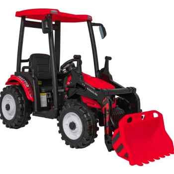 Mega Električni Traktor D68 S Prikolicom, Crveni 14