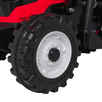 Mega Električni Traktor D68 S Prikolicom, Crveni 20