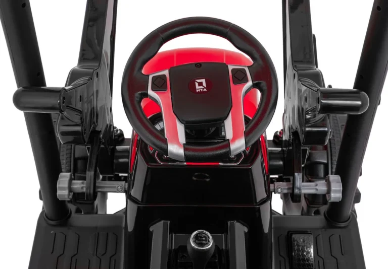 Mega Električni Traktor D68 S Prikolicom, Crveni 27