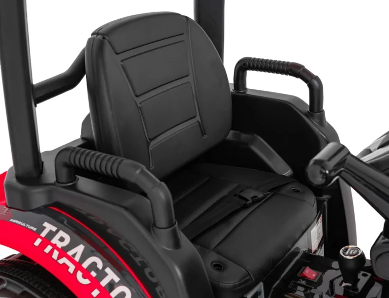 Mega Električni Traktor D68 S Prikolicom, Crveni 29