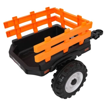 Mega Električni Traktor D68 S Prikolicom, Crveni 35