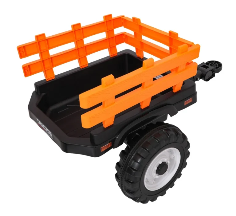 Mega Električni Traktor D68 S Prikolicom, Crveni 35
