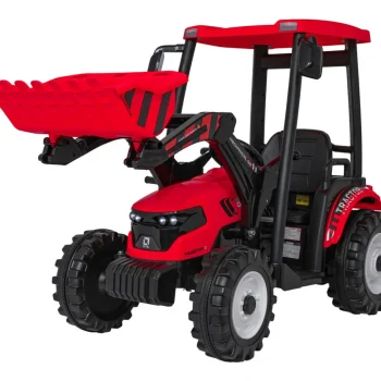 Mega Električni Traktor D68 S Prikolicom, Crveni 8