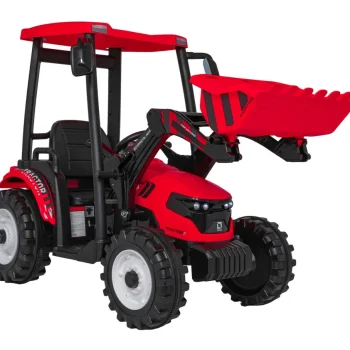 Mega Električni Traktor D68 S Prikolicom, Crveni 9