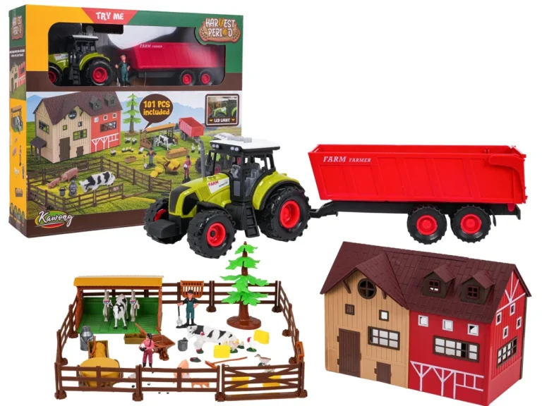 Mega Farma Set S Traktorom + Pribor 1