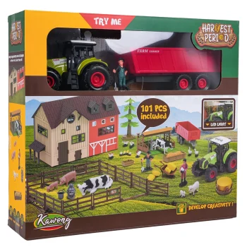Mega Farma Set S Traktorom + Pribor 14