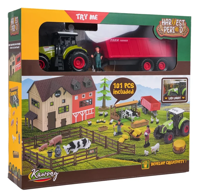 Mega Farma Set S Traktorom + Pribor 14