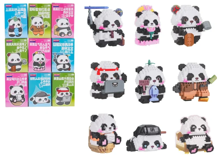Mega Set Kockica Panda 9 Figura 1