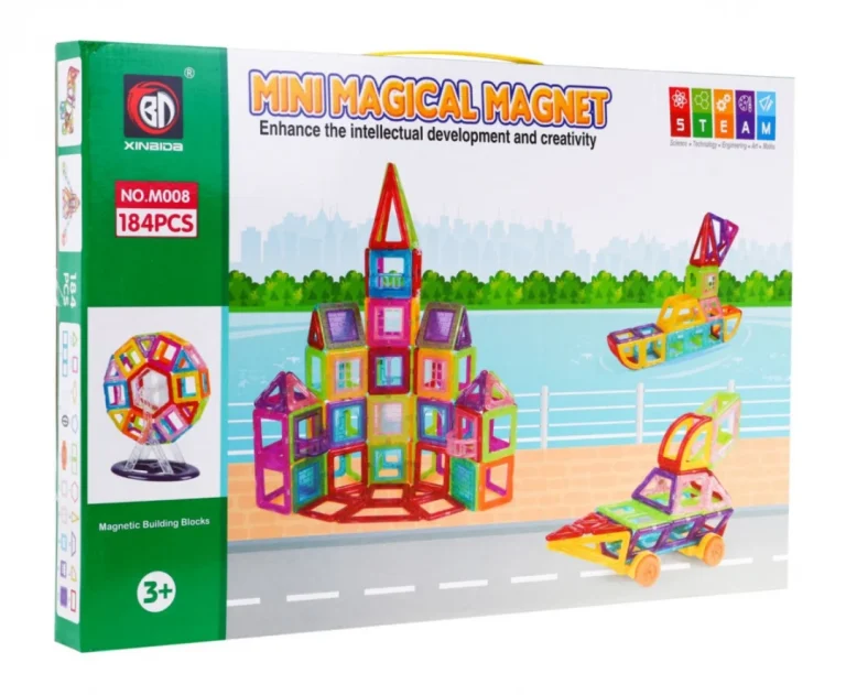 Mega Set Magnetskih Blokova Od 184 Dijela 7