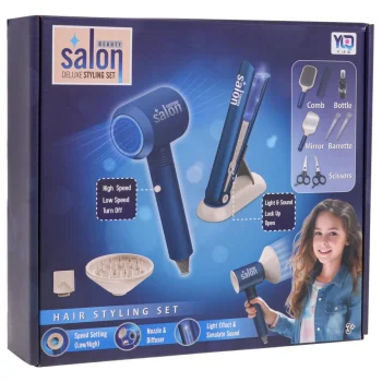 Mega Set Za Malu Frizerku Plavi + Pribor 7