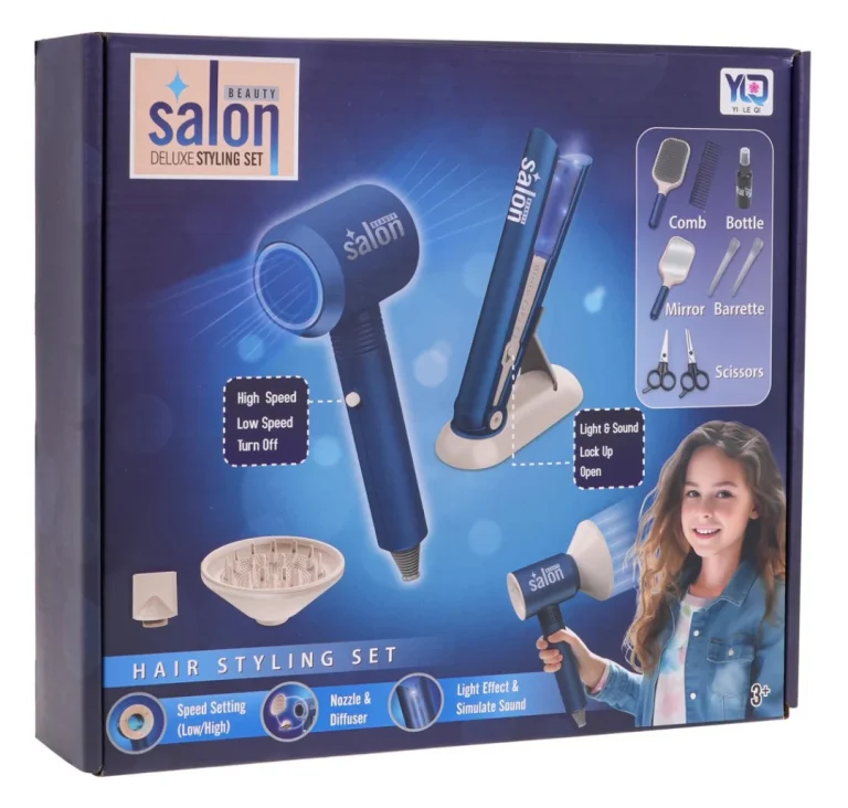 Mega Set Za Malu Frizerku Plavi + Pribor 7