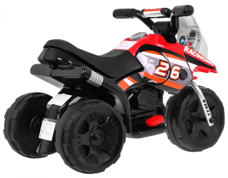 Mini Crveno Motorno Vozilo Motor Na Akumulator 3
