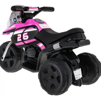Mini Ružičasto Motociklističko Vozilo Motor Na Akumulator 6