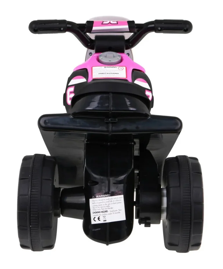 Mini Ružičasto Motociklističko Vozilo Motor Na Akumulator 7