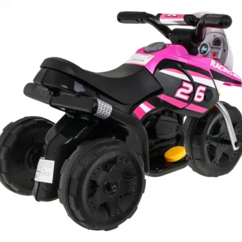 Mini Ružičasto Motociklističko Vozilo Motor Na Akumulator 8