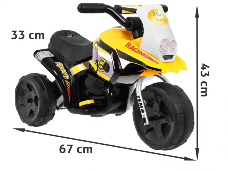 Mini žuto Motorno Vozilo Motor Na Akumulator 2