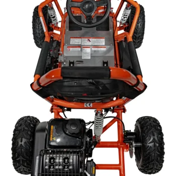 Mud Monster Benzinski Go Kart Narančasti 10