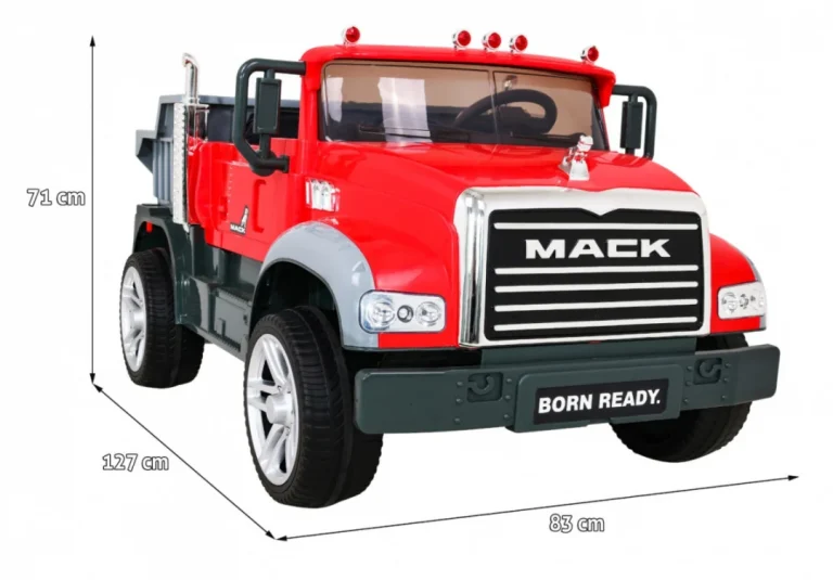 Mack Kamion Na Akumulator Za Djecu, Crveni 2