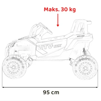 Madman Utv Mx Buggy Na Akumulator, Crveni 2