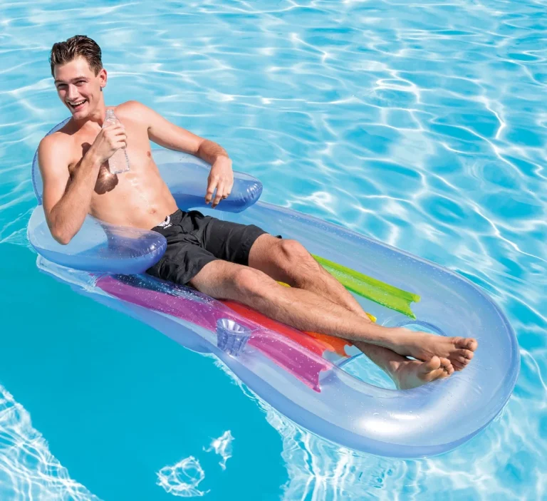 Madrac Ležaljka 2 U 1 King Cool 160 × 85 Cm Intex 58802 Plavi 5
