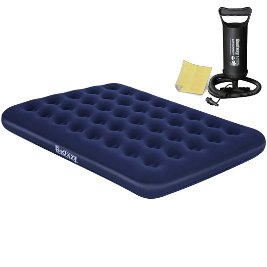 Madrac Na Napuhavanje 191 × 132 × 22 Cm S Klipnom Pumpom Bestway 67002 1