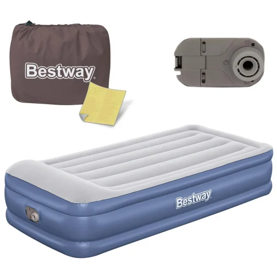 Madrac Na Napuhavanje 191 × 97 × 46 Cm S Električnom Pumpom Bestway 67628 1