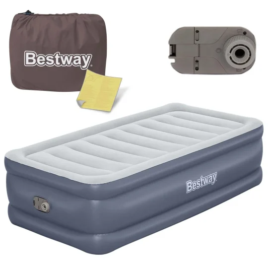 Madrac Na Napuhavanje 191 × 97 × 51 Cm S Električnom Pumpom Bestway 6713g 1
