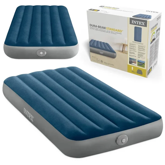Madrac Na Napuhavanje 191 × 99 × 25 Cm S Ugrađenom Usb Pumpom Intex 64187np 1