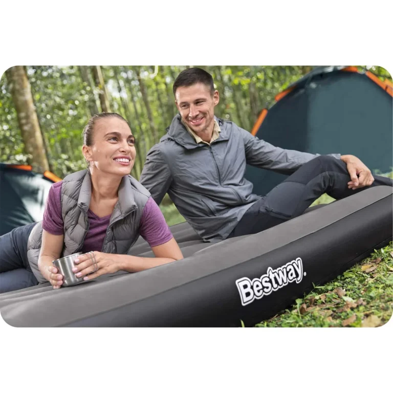 Madrac Na Napuhavanje 203 × 137 × 30 Cm S Električnom Pumpom Bestway 671br 5