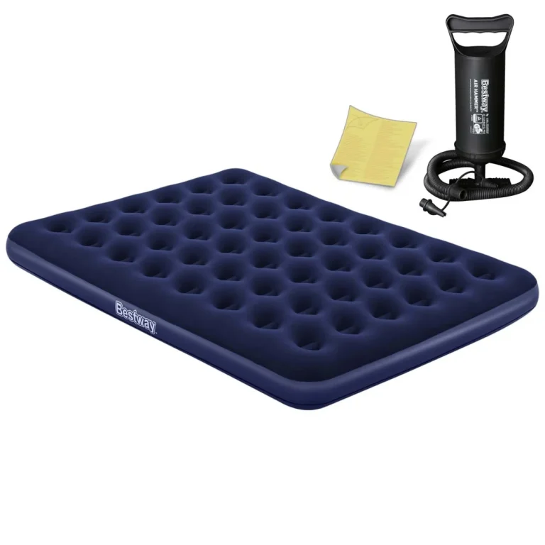 Madrac Na Napuhavanje 203 × 152 × 22 Cm S Klipnom Pumpom Bestway 67003 1